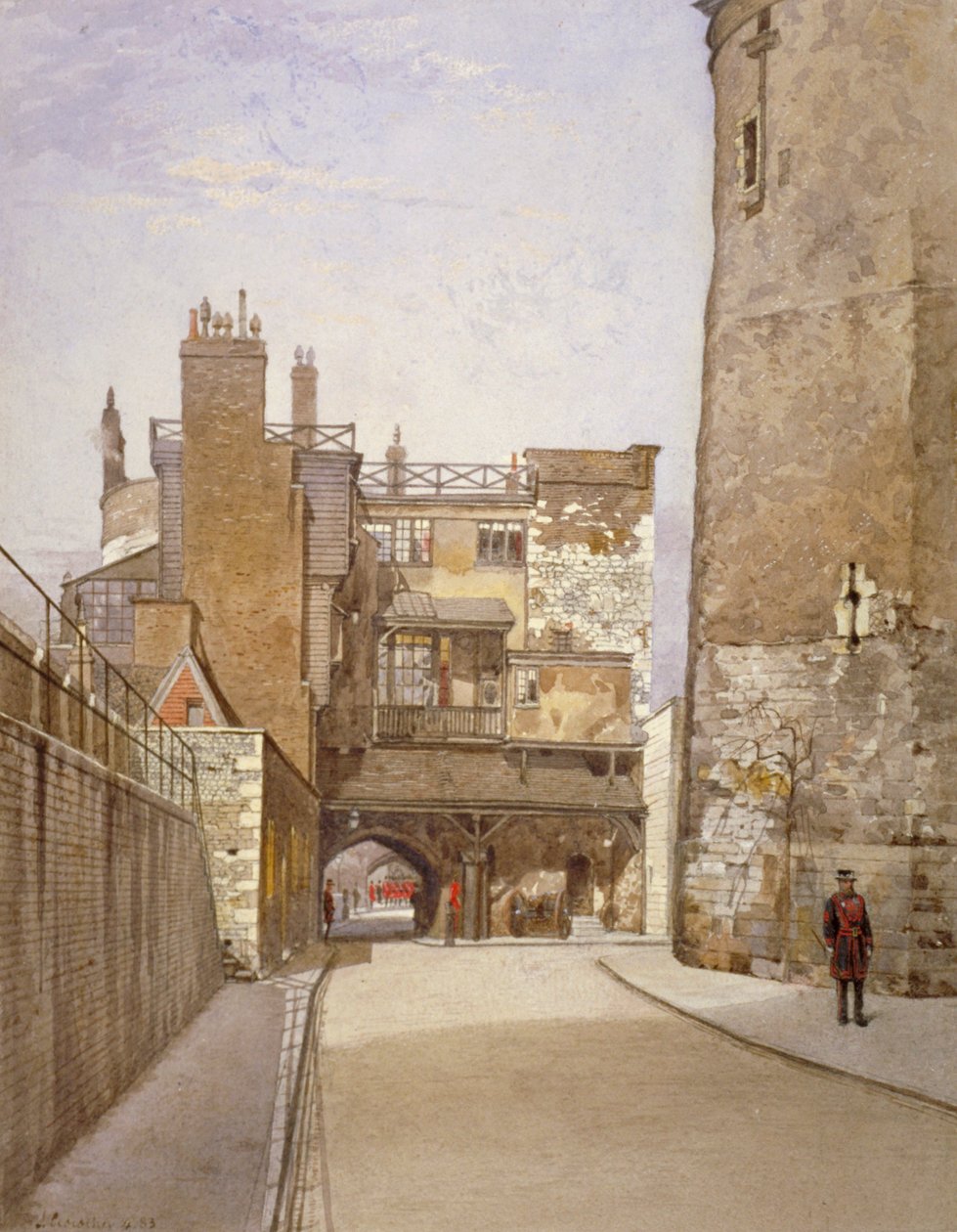 Tower of London, Stepney, London, 1883 by John Crowther