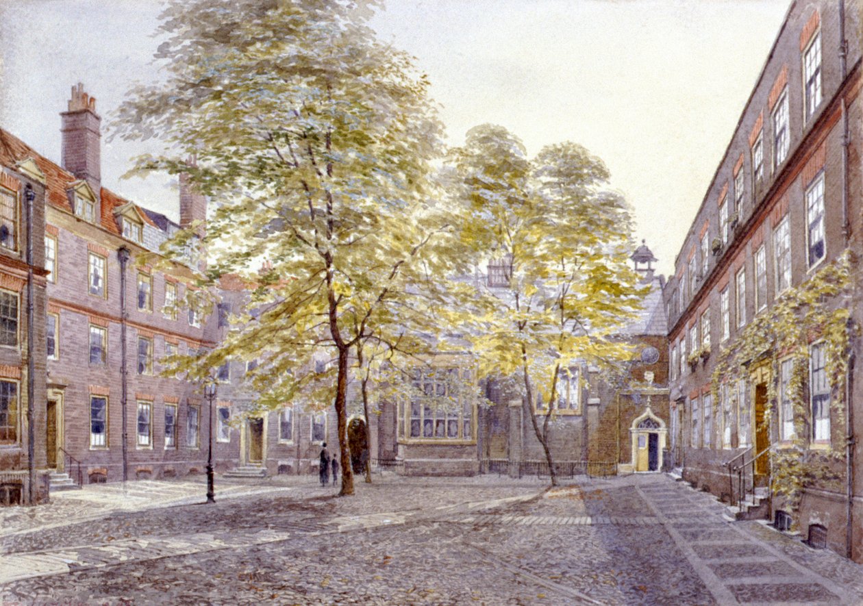 View of Staple Inn, London, 1882 by John Crowther