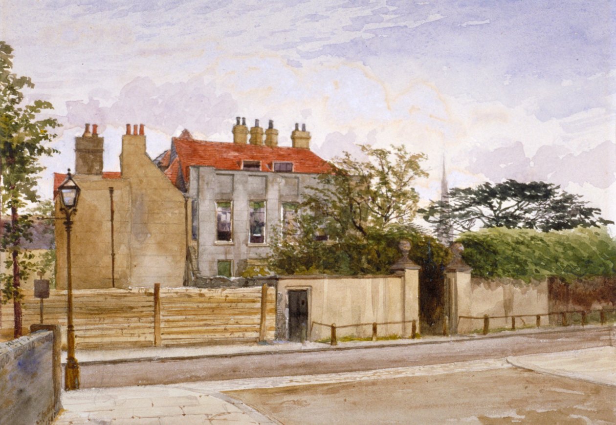 View of Turret House, Lambeth, London, 1880 by John Crowther