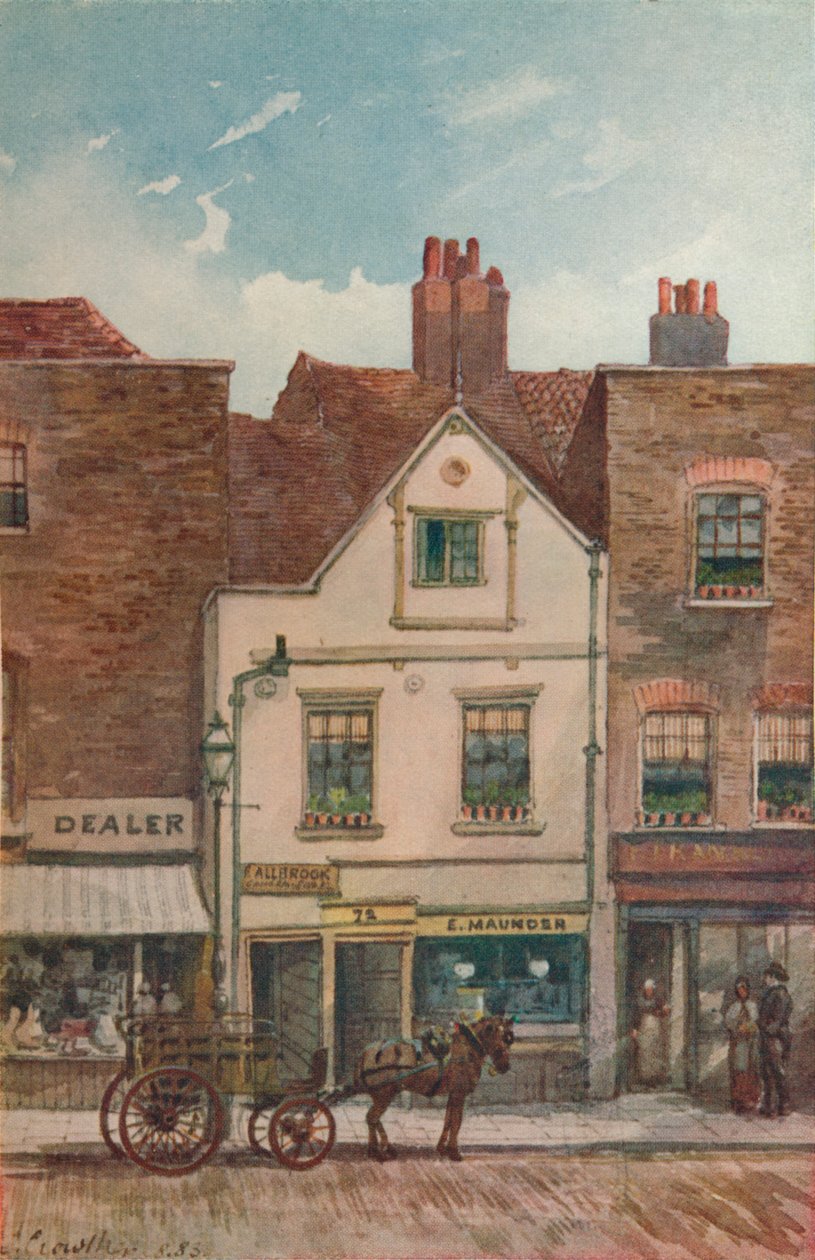 View of No. 72 Cheyne Walk, Chelsea, London, 1883 by John Crowther