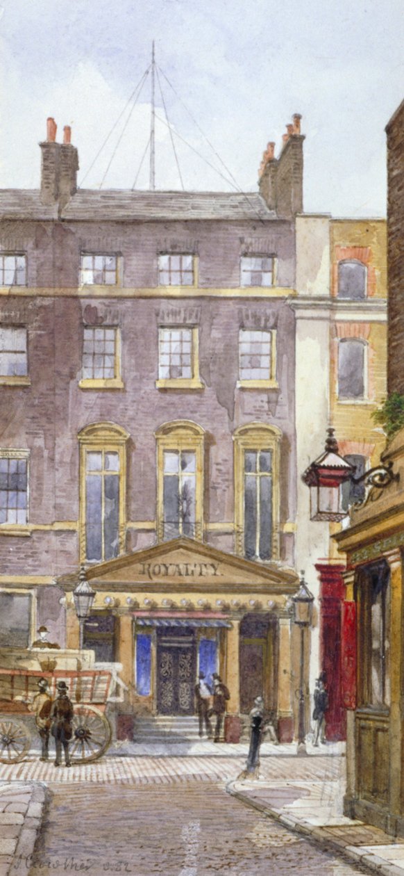 View of the New Royalty Theatre, Dean Street, Westminster, London by John Crowther
