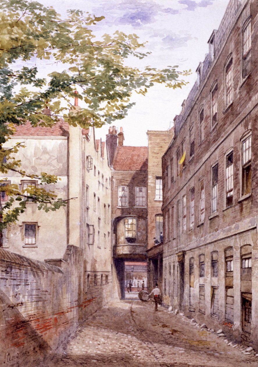 White Horse Inn, Fetter Lane, London, 1882 by John Crowther