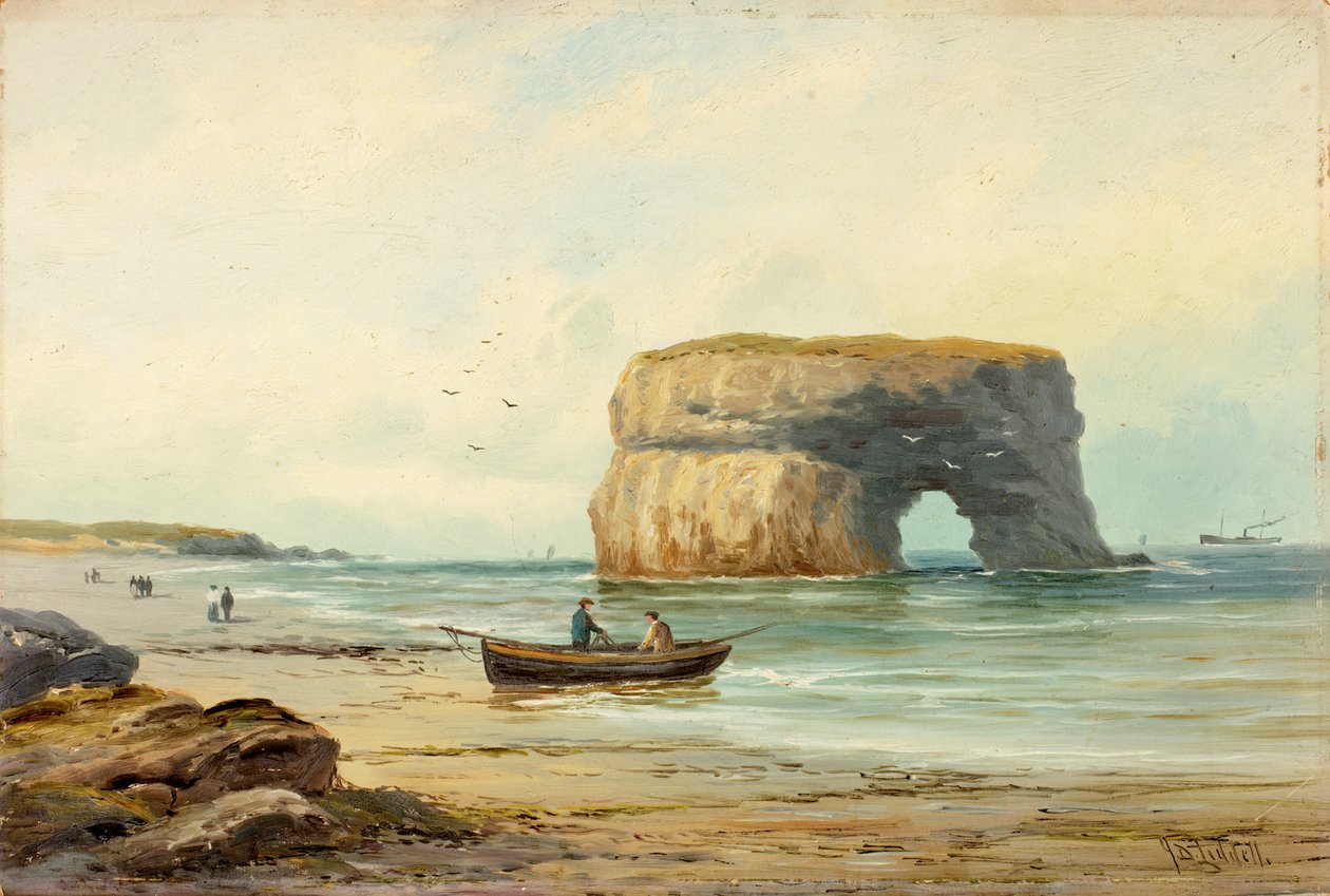 Marsden Rock, c.1885-1910 by John Davison Liddell