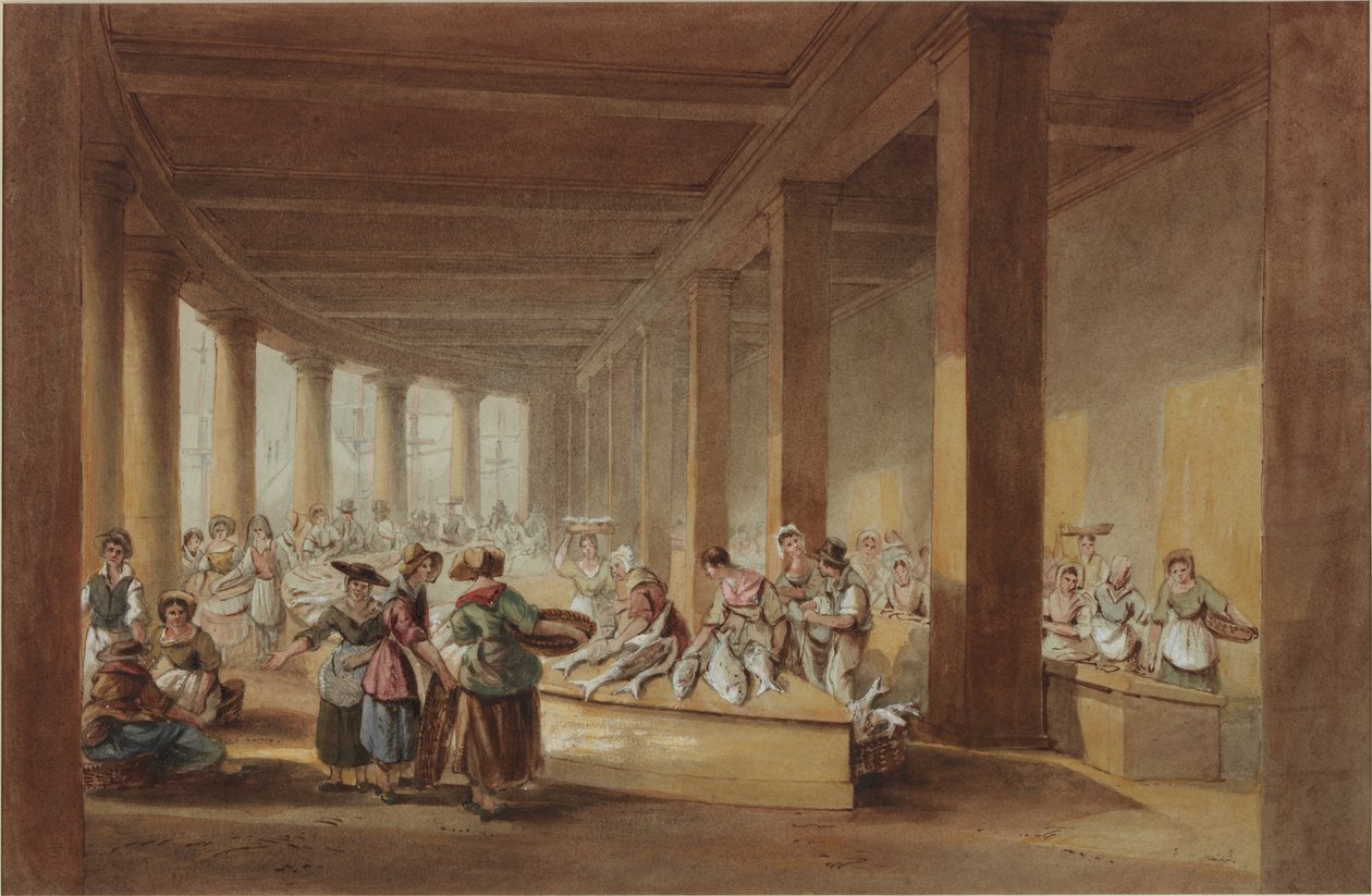 The Old Fish Market, Sandhill, Newcastle upon Tyne by John Dobson