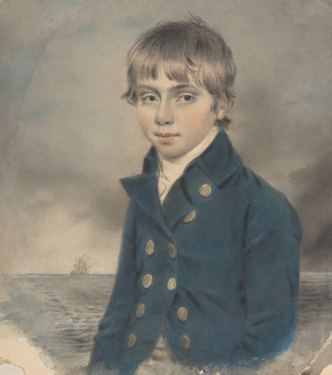Memento Portrait of a Young Midshipman by John Downman