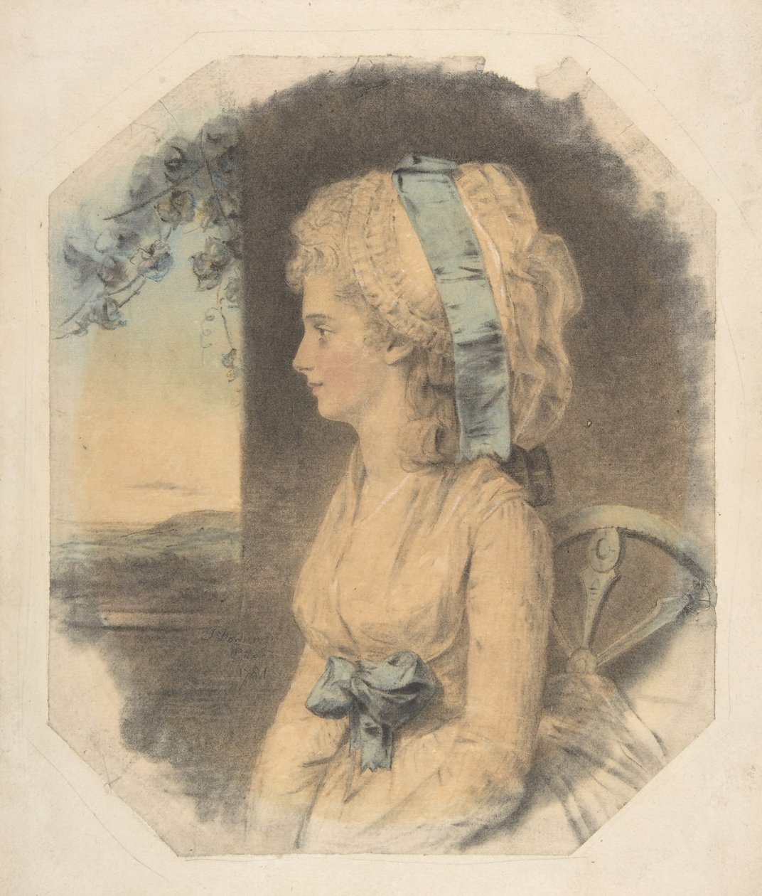 Miss Mary Cruikshank, Only Sister of James Cruikshank, 1781 by John Downman