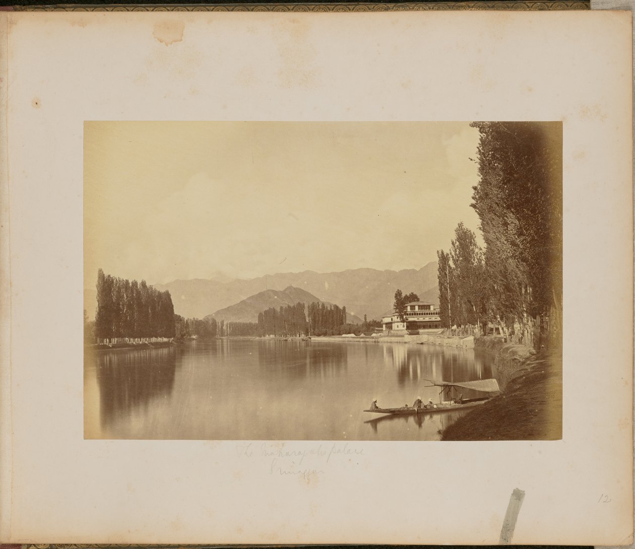 The Maharajahs Palace. Srinaggar by John Edward Saché