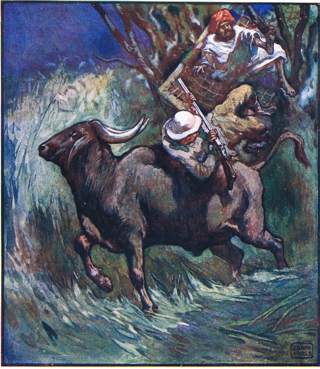 At That Moment the Boughs Gave Away with a Big Crash by John Edwin Noble