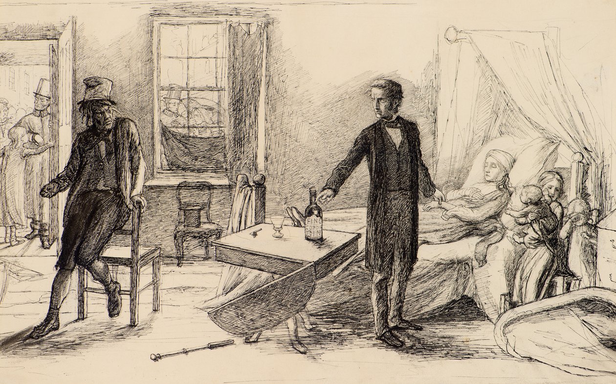 Drink by John Everett (attr.to) Millais