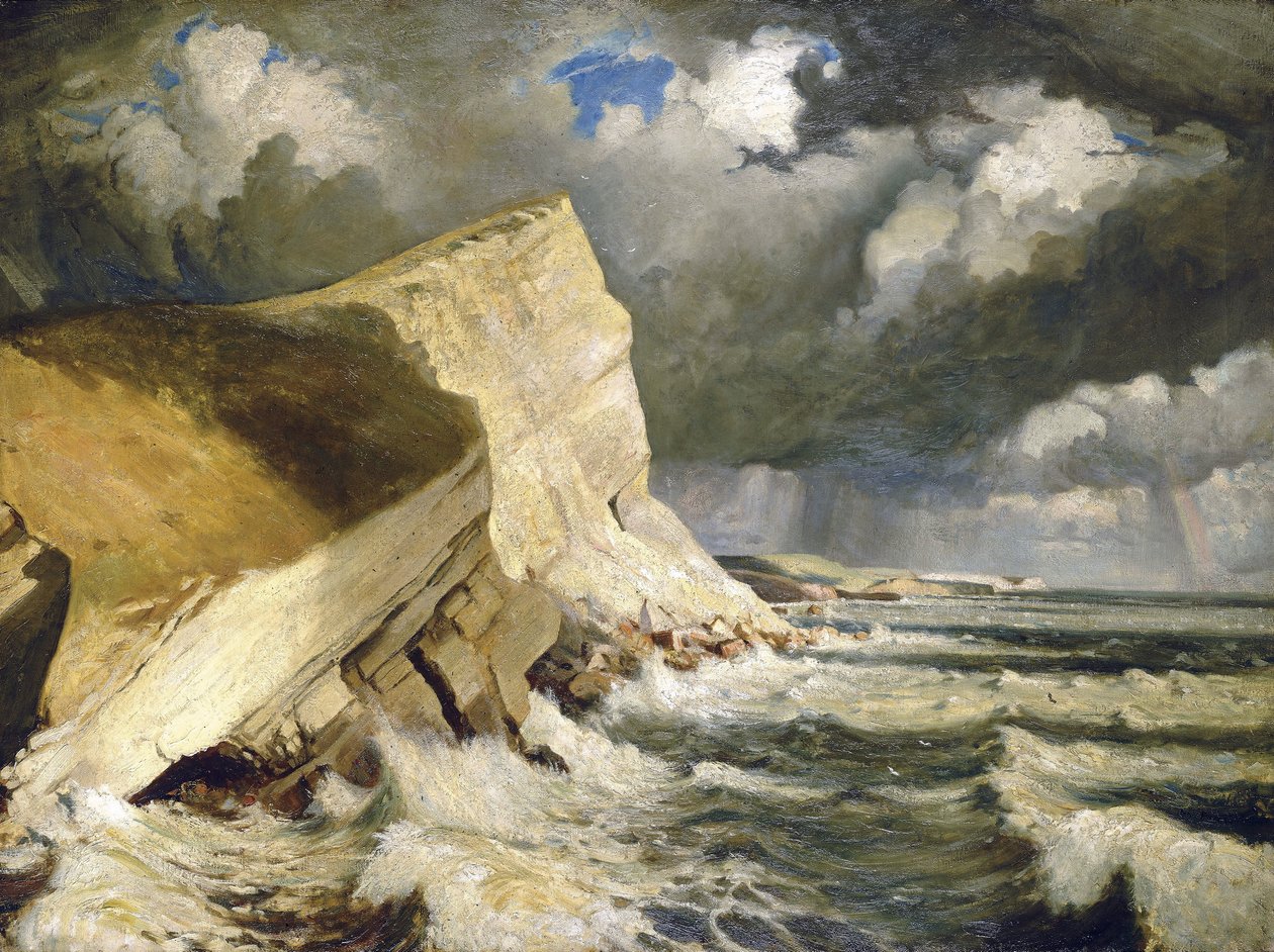 Lulworth Creek, in Dorset by John Everett