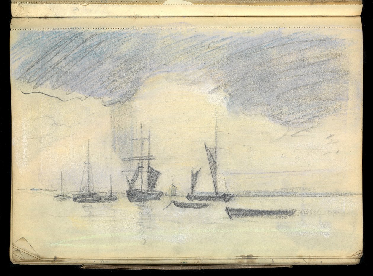 Seascape, Sketchbook by John Everett