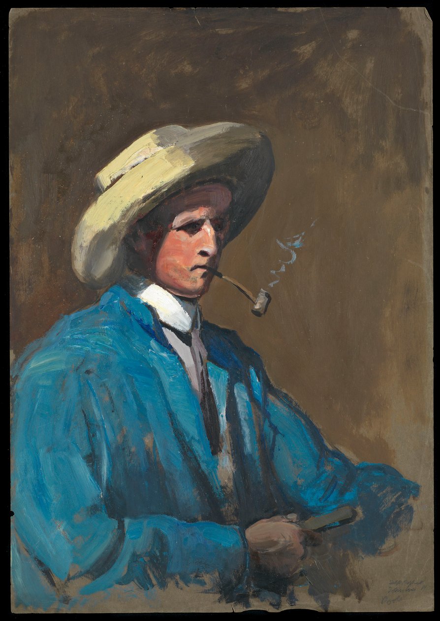 Self Portrait by Herbert Barnard John Everett BHC2683, Early 20th Century by John Everett