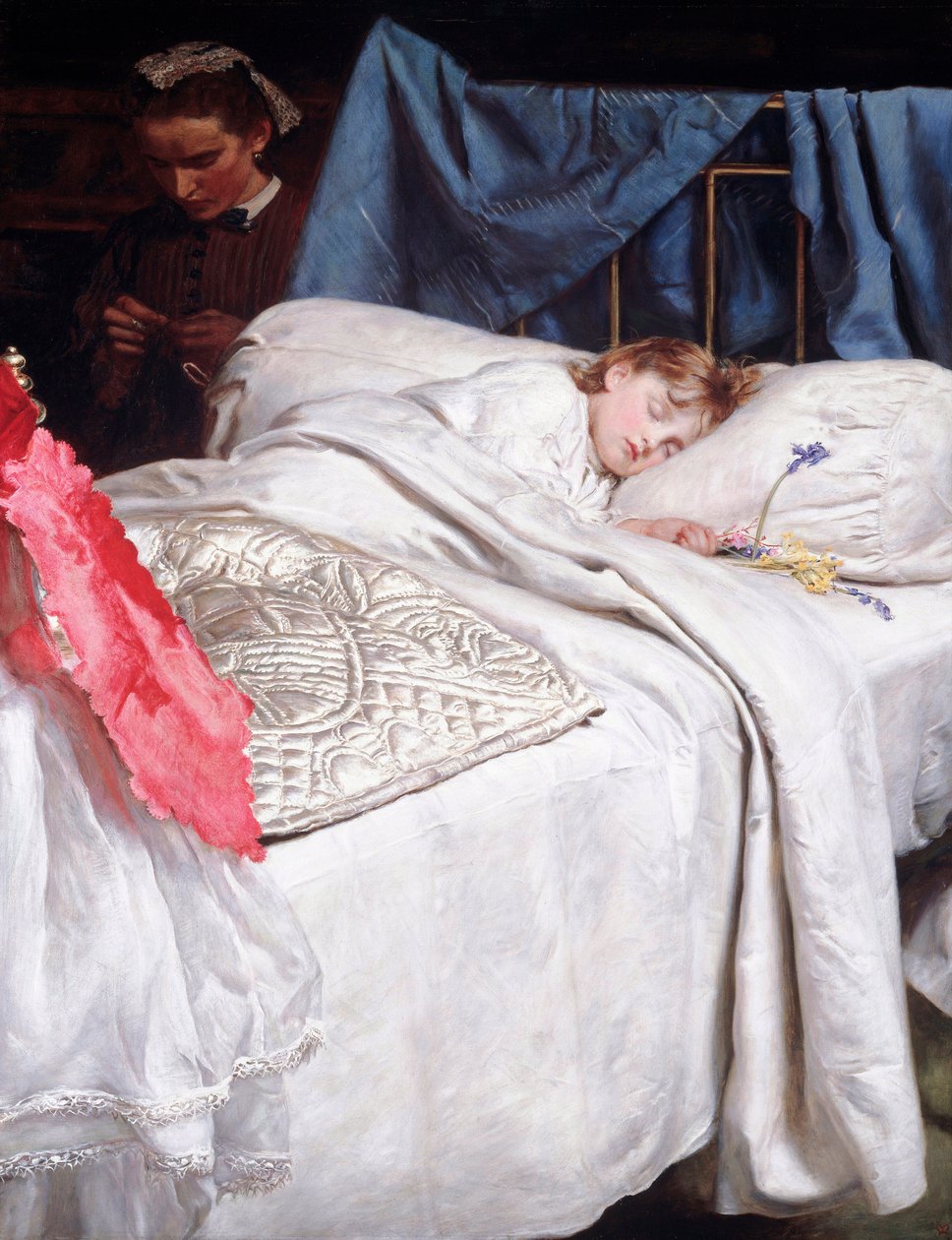 Asleep by John Everett Millais