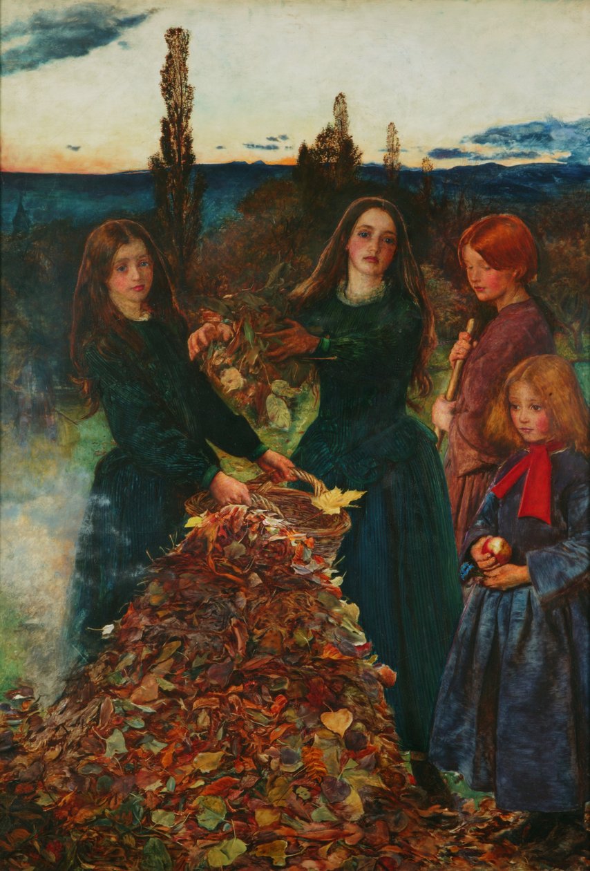 Autumn Leaves by John Everett Millais