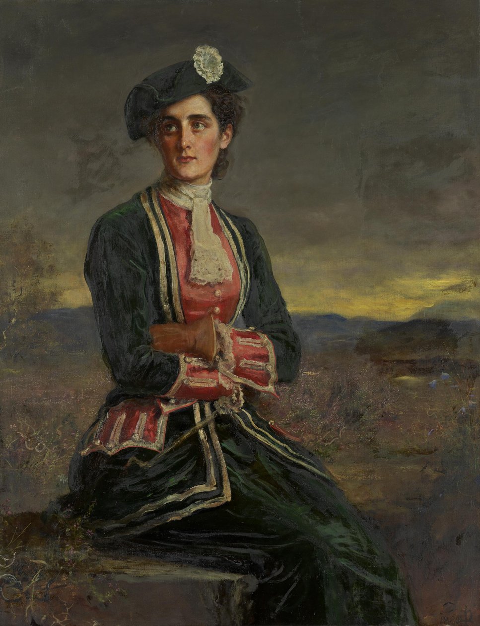 Diana Vernon by John Everett Millais