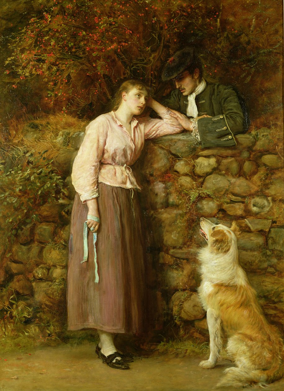 Effie Deans, from The Heart of Midlothian by Sir Walter Scott by John Everett Millais