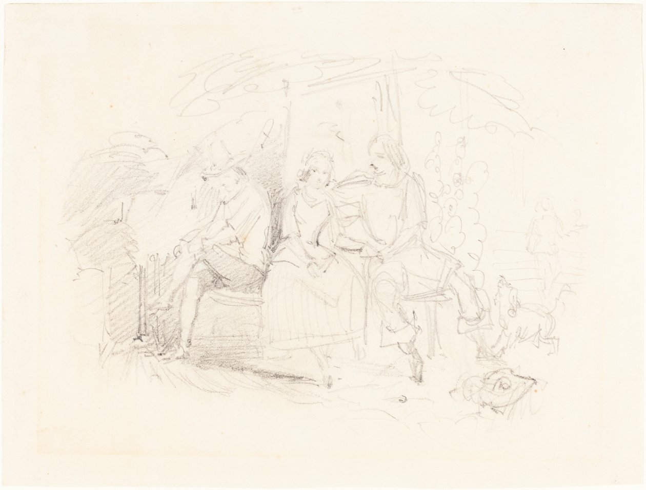 Lovers under a Tree by John Everett Millais