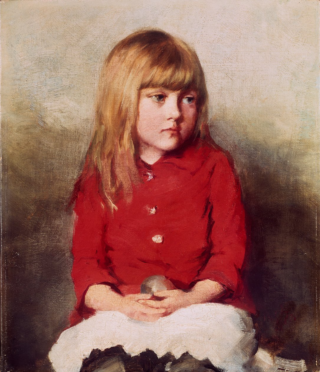 Portrait of a Young Girl, late 19th century by John Everett Millais