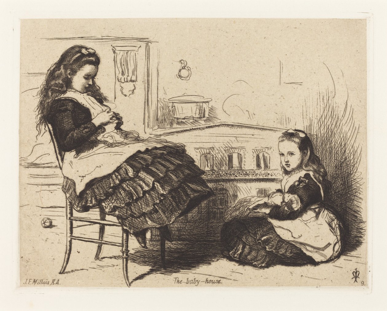 The Baby-House by John Everett Millais
