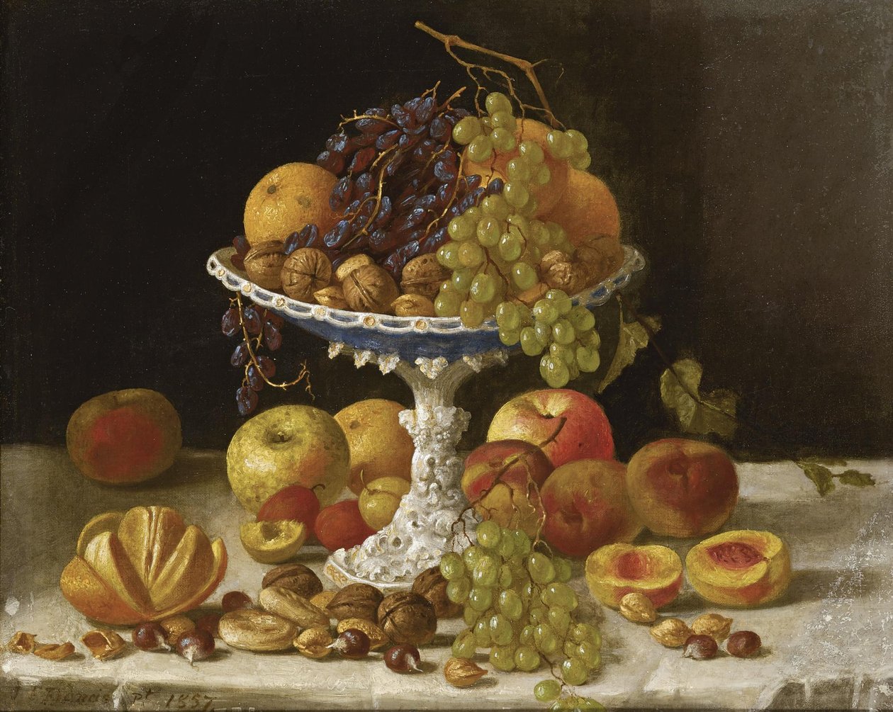Still Life with White Compote by John F. Francis