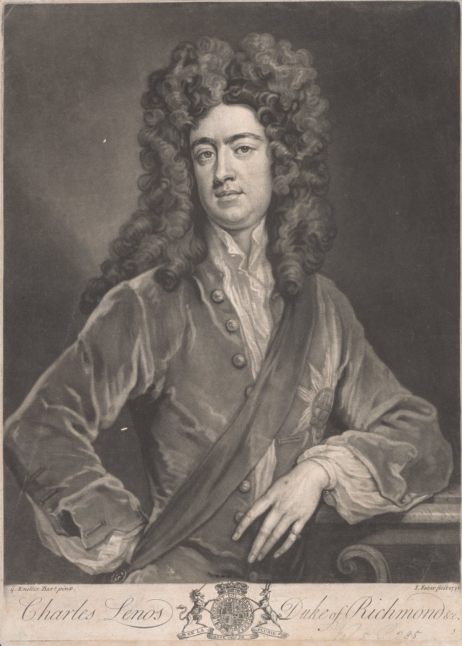 Charles Lennox, 1st Duke of Richmond by John Faber the younger