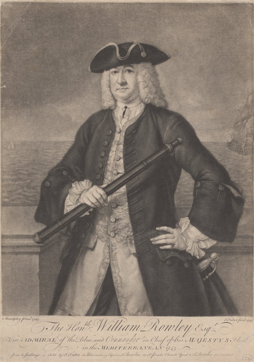 The Honorable William Rowley Esq. by John Faber the younger