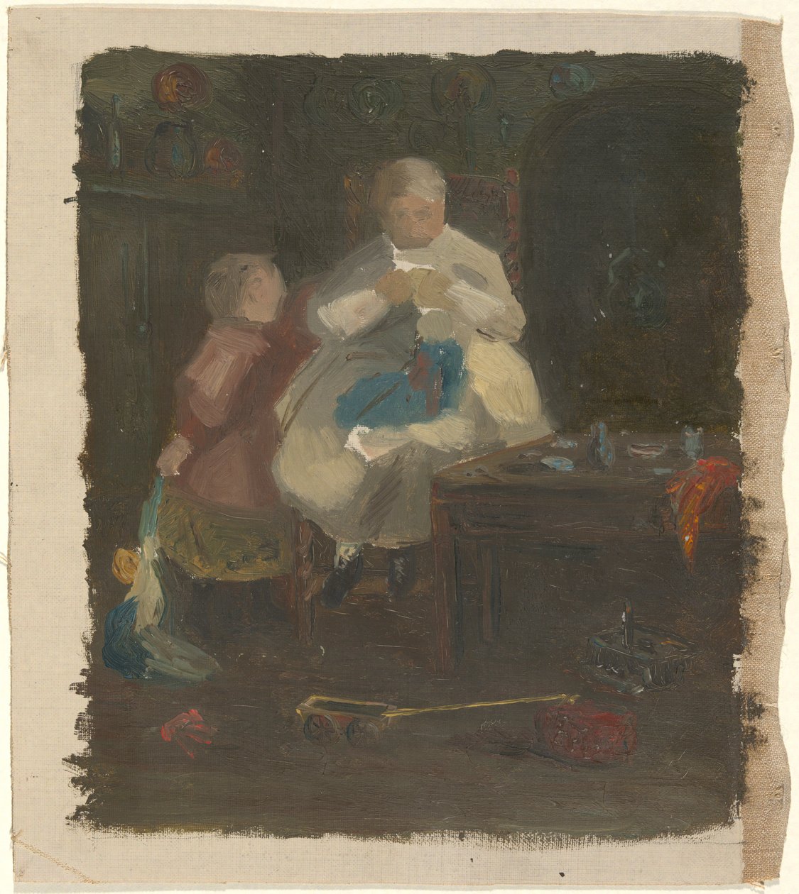 Woman and Child by John Ferguson Weir