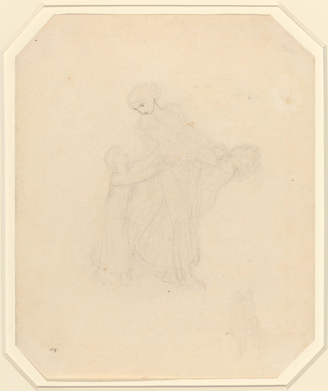Adult and Two Children by John Flaxman