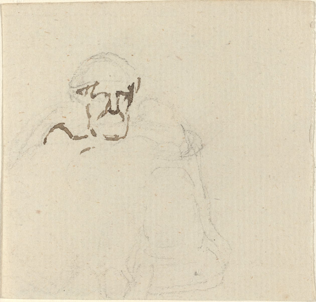 Bearded Figure by John Flaxman