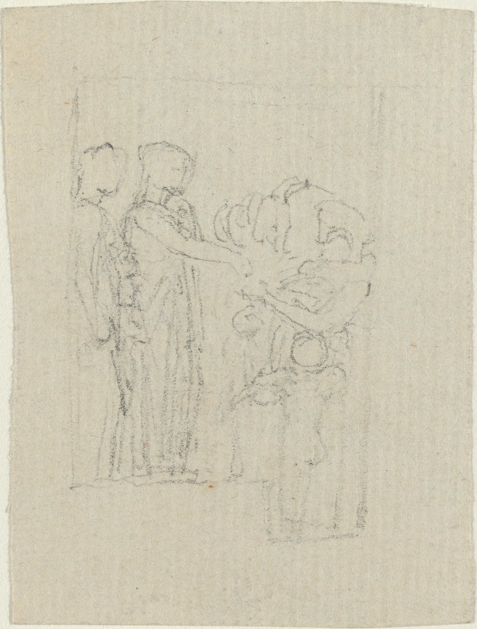 Beggars at a Door (Study for the Yarborough Monument) by John Flaxman