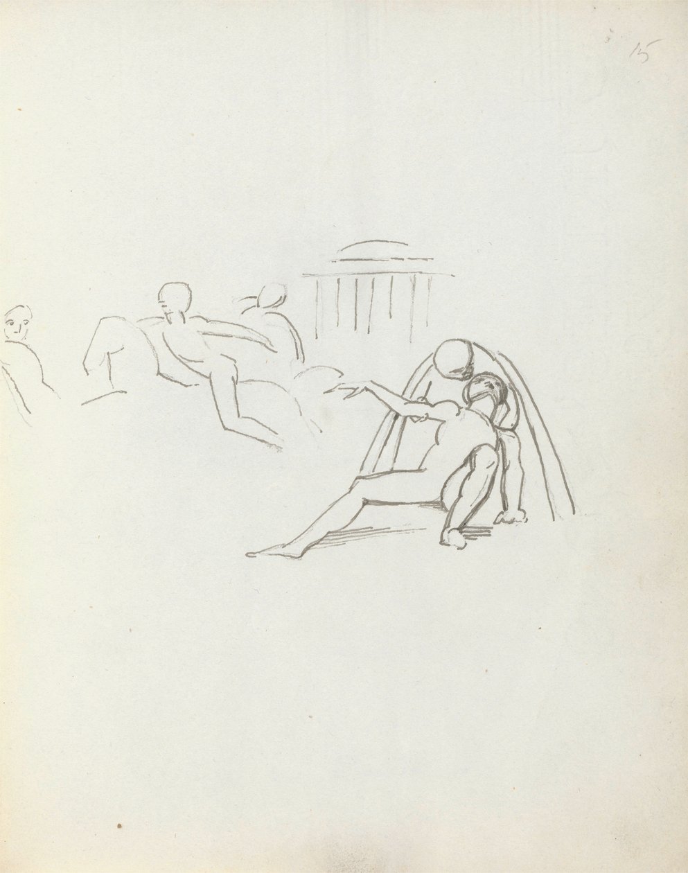 John Philip Kemble as Hamlet by John Flaxman