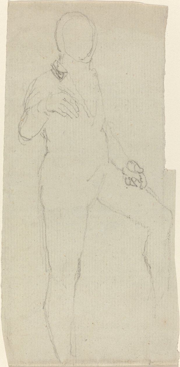 Male Figure in Contemporary Dress by John Flaxman