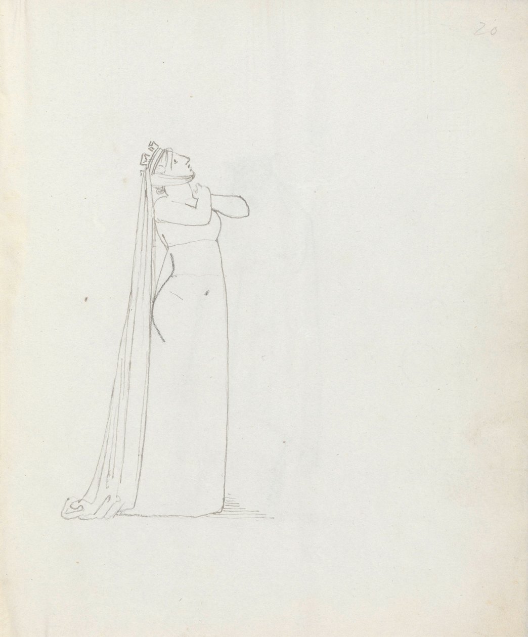 Mrs Siddons as Constance by John Flaxman