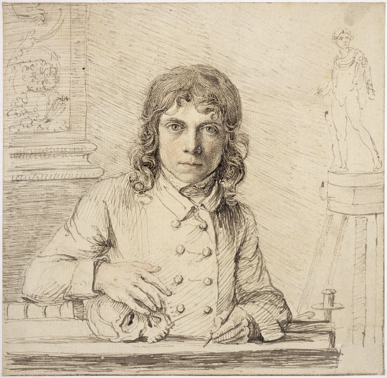 Self-Portrait at the Age of 24 by John Flaxman