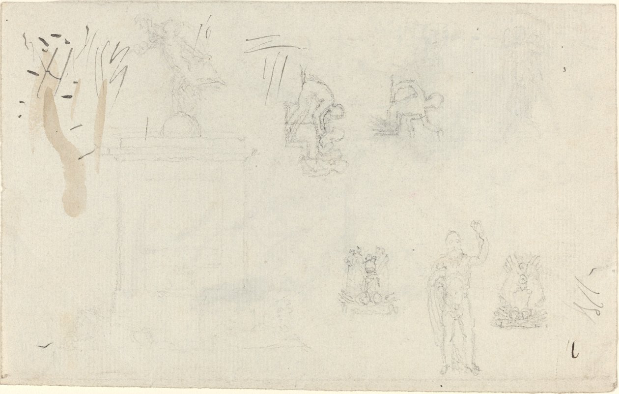 Sheet of Studies by John Flaxman