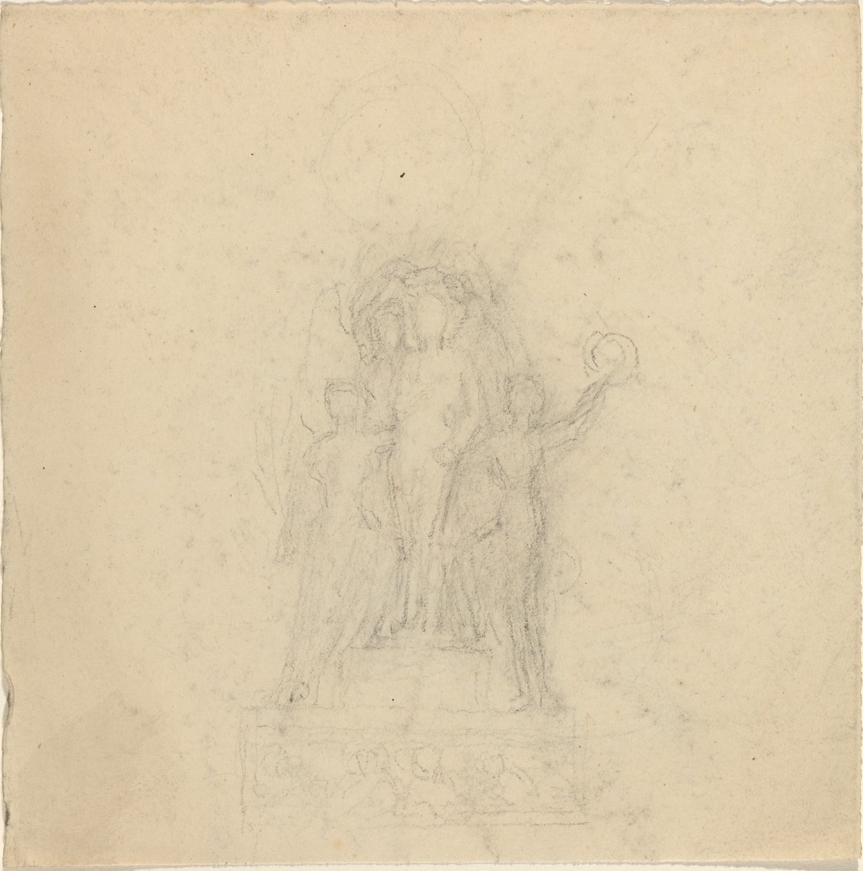 Studies for a Monument with the Crowning of a Figure by John Flaxman