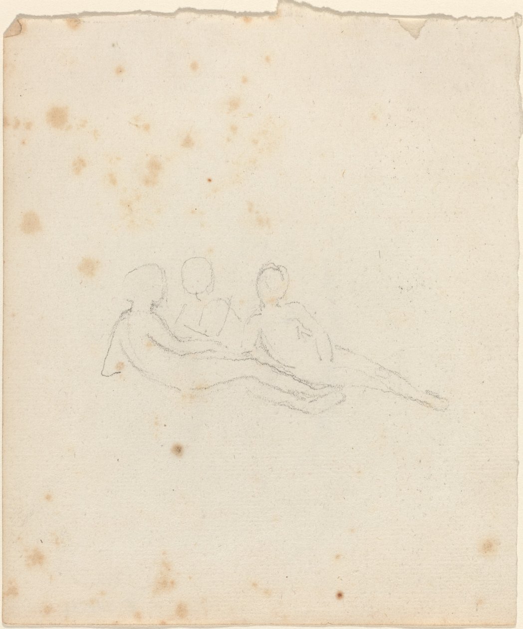 Three Reclining Female Figures by John Flaxman