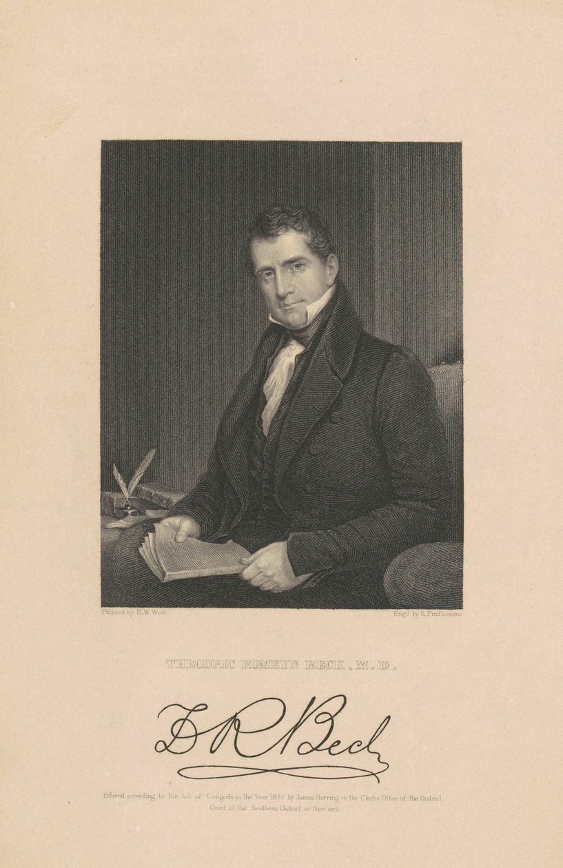 Theodric Romeyn Beck, M.D. by John Francis Eugene Prud