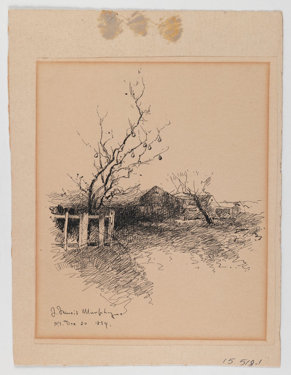 Landscape, N.Y., December 20th, 1894 by John Francis Murphy