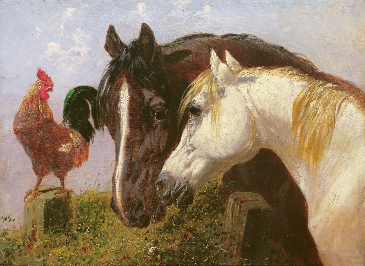 Farmyard Friends by John Frederick Herring Junior