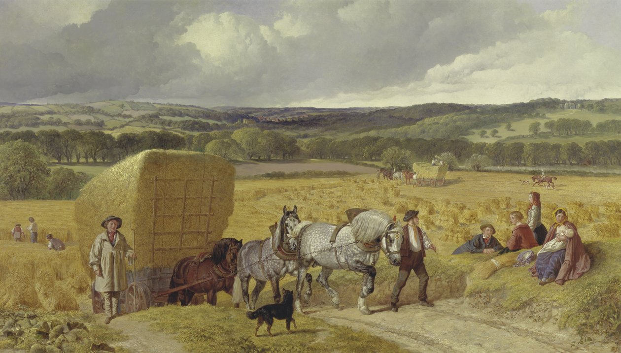 Harvest by John Frederick Herring Senior