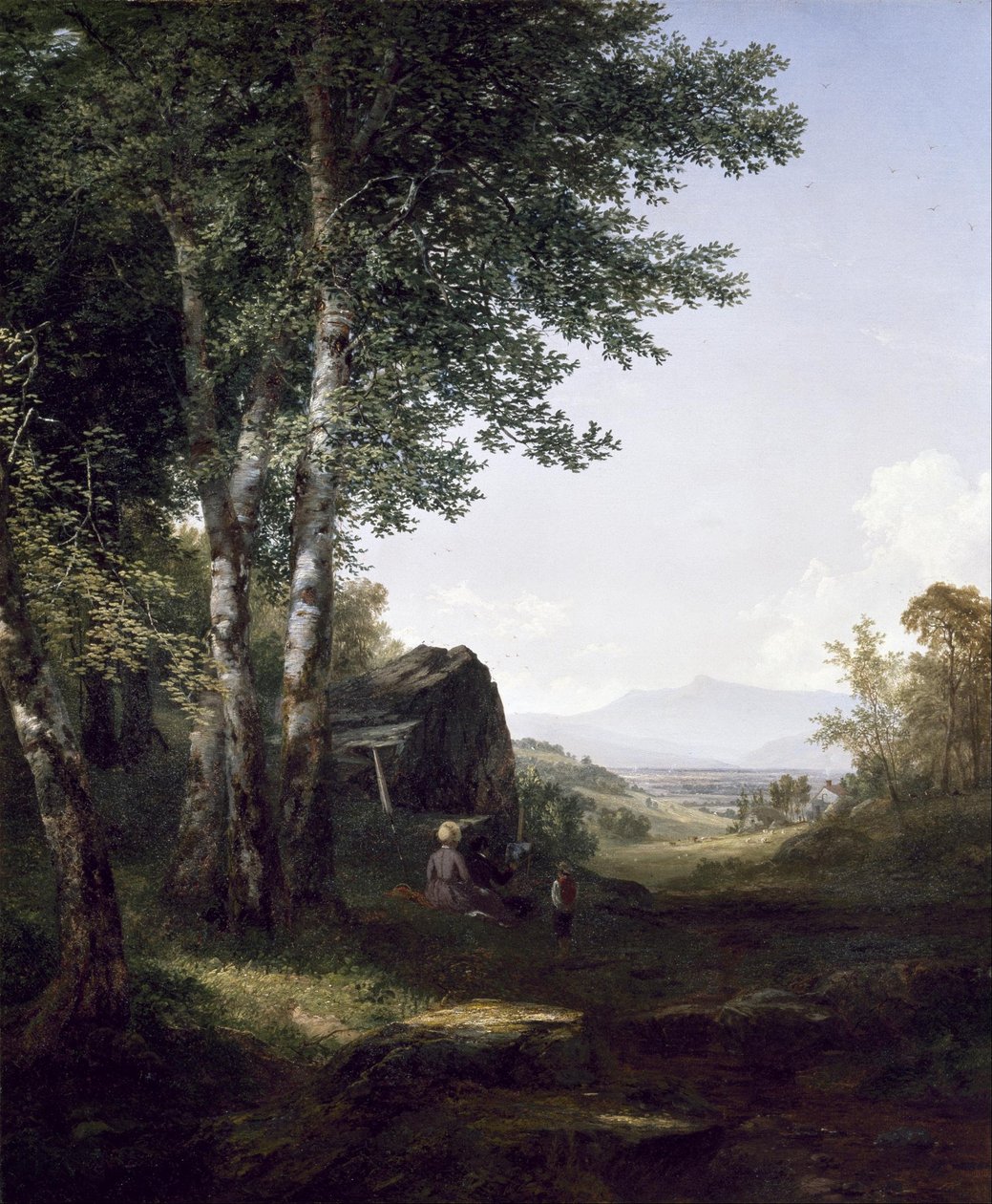 Distant View of the Mansfield Mountain, Vermont by John Frederick Kensett