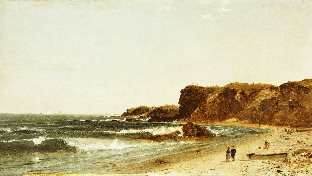 Forty Steps, Newport, Rhode Island by John Frederick Kensett