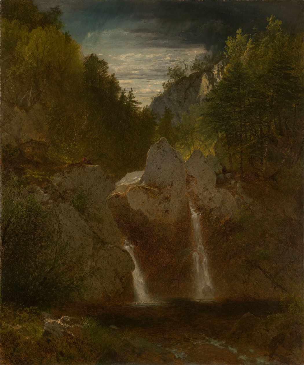 Rocky Pool, Bash Bish Falls by John Frederick Kensett