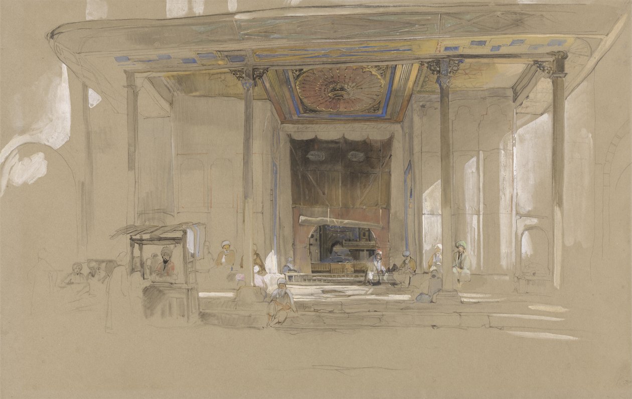 Main Entrance of the Great Mosque (Ulucami) Bursa, Turkey, c.1840 by John Frederick Lewis
