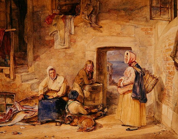 Newhaven Fisherwomen, Edinburgh, c.1831-32 by John Frederick Lewis