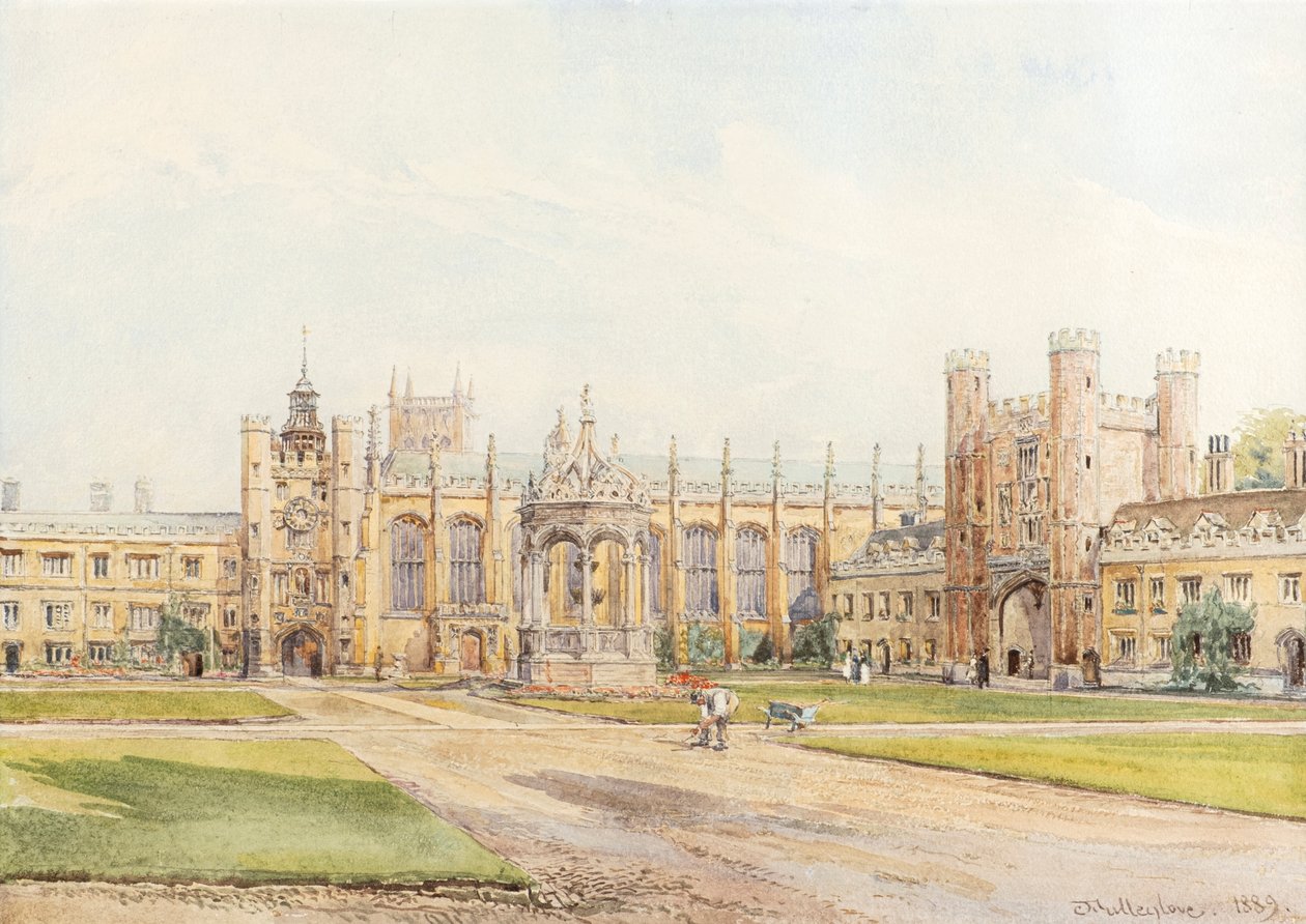 Great Court, Trinity College by John Fulleylove