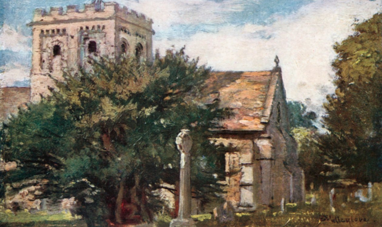 Iffley Church from the South-East by John Fulleylove