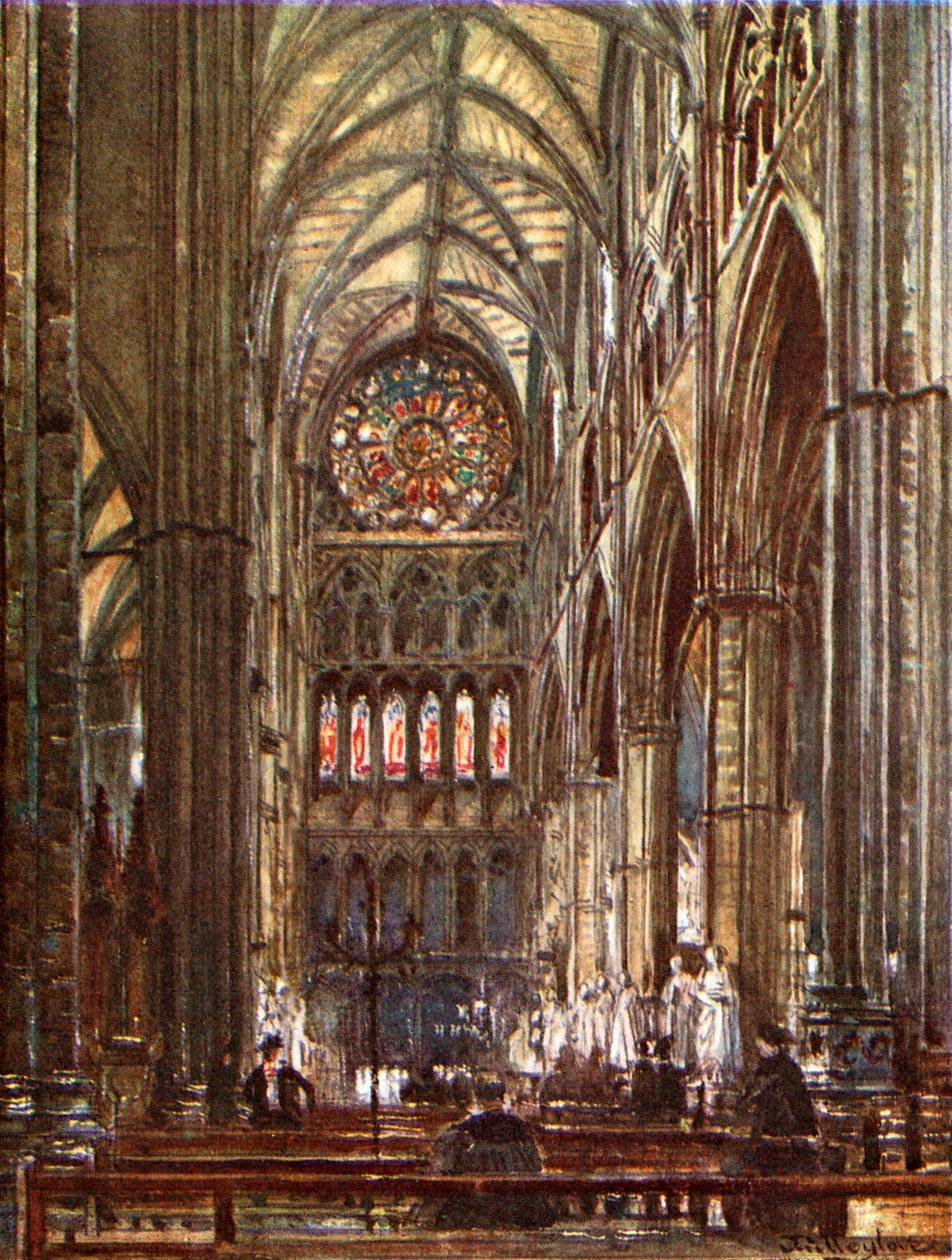 Interior of the North Transept by John Fulleylove