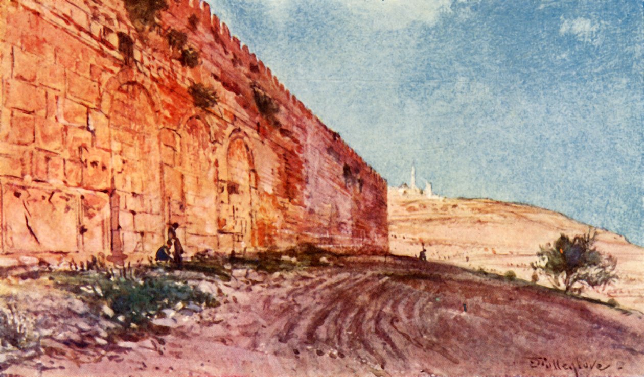 Jerusalem - The Triple Gate of The Temple Area, 1902 by John Fulleylove